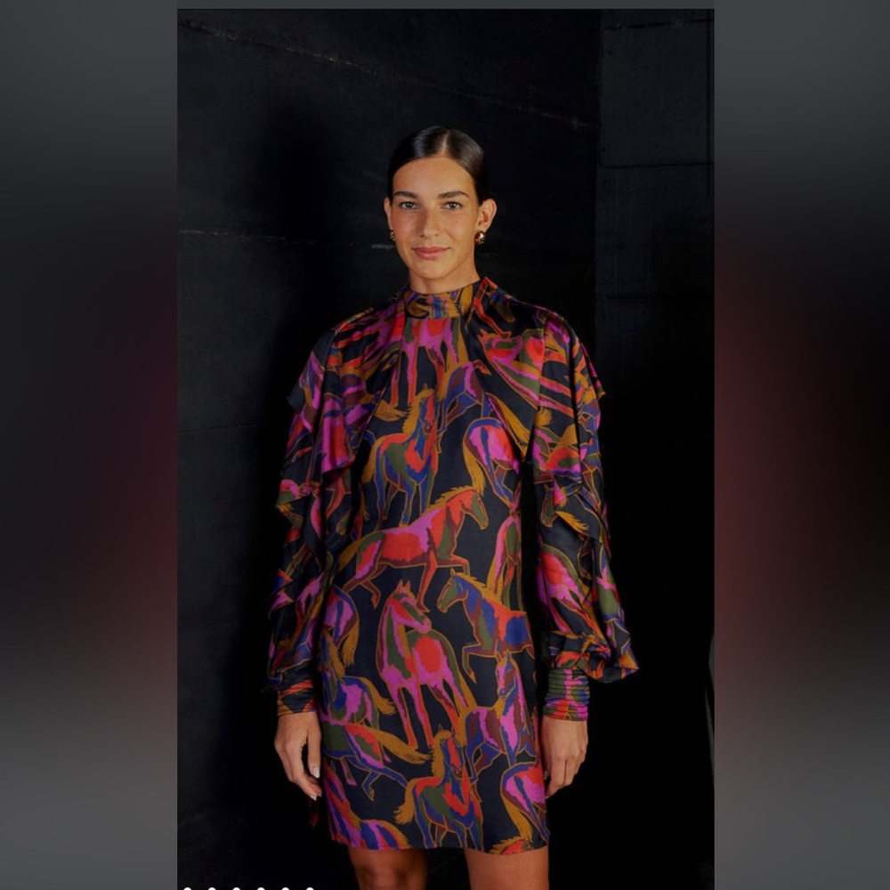 Farm Rio Wild Horses Dress